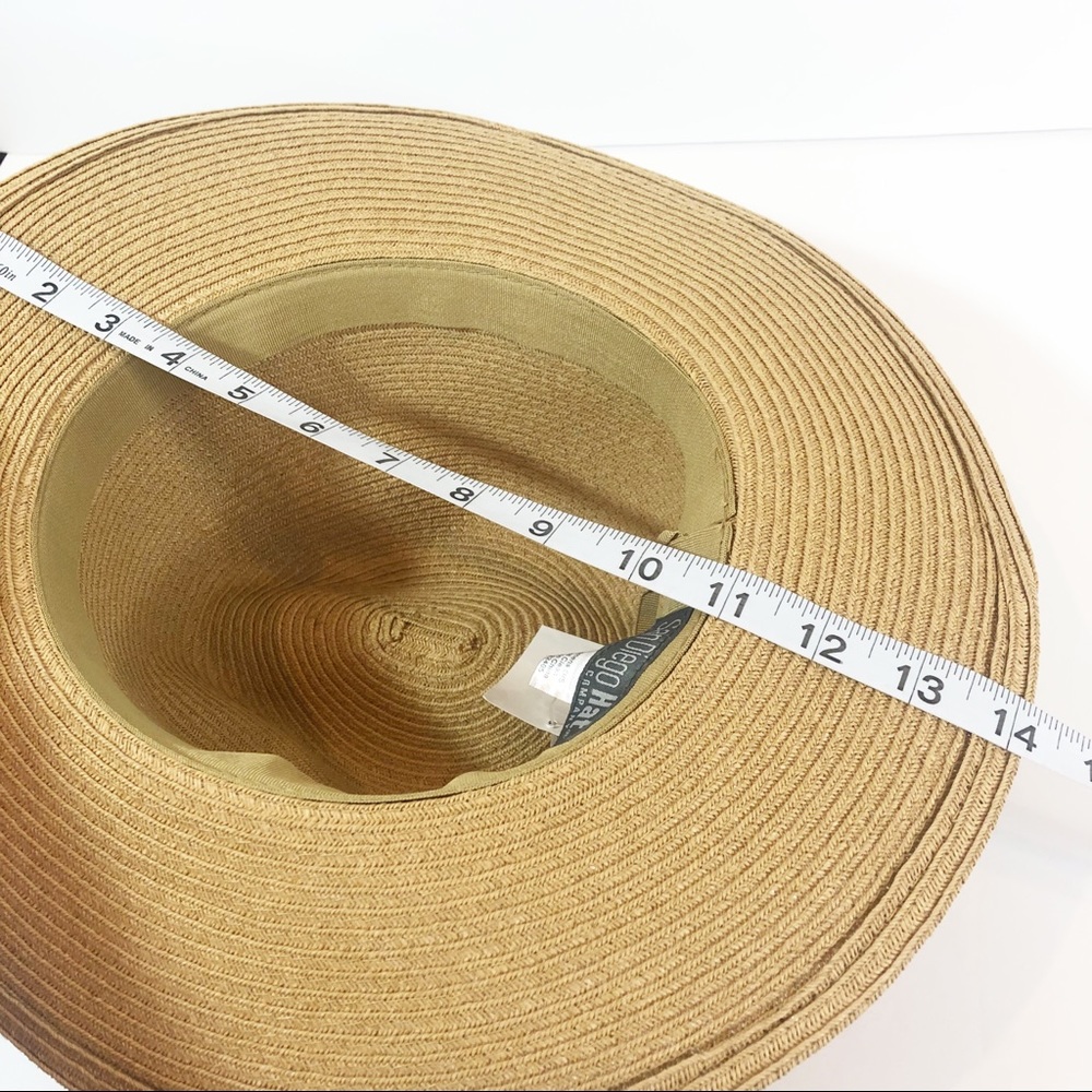 San Diego Hat Company Ultrabraid Panama Fedora Straw Hat - Picture 3 of 6